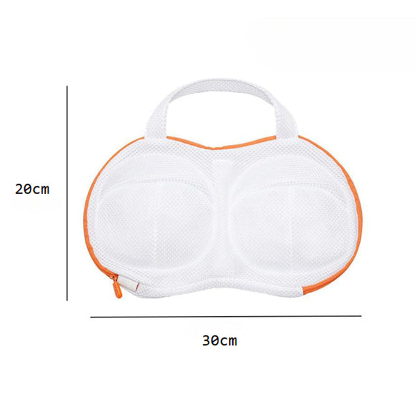Storage Boxes High Permeability Mesh Bra Shaped Lingerie Laundry Bags With Handle And Zipper