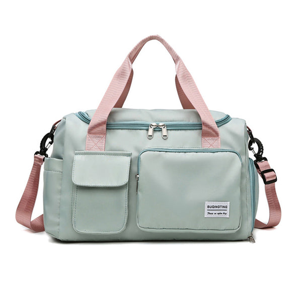 Waterproof Lightweight Zipper Sports Gym Bag With Shoe Compartment For Travel Fitness Gym Bags