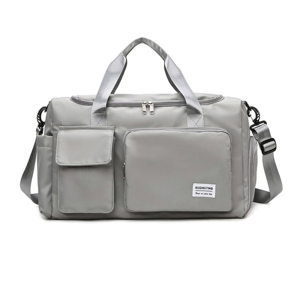 Waterproof Lightweight Zipper Sports Gym Bag With Shoe Compartment For Travel Fitness Gym Bags