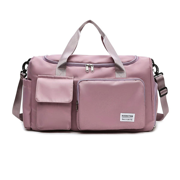 Waterproof Lightweight Zipper Sports Gym Bag With Shoe Compartment For Travel Fitness Gym Bags