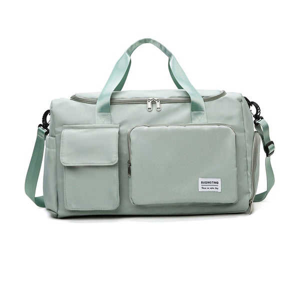 Waterproof Lightweight Zipper Sports Gym Bag With Shoe Compartment For Travel Fitness Gym Bags