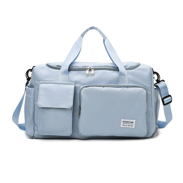 Waterproof Lightweight Zipper Sports Gym Bag With Shoe Compartment For Travel Fitness Gym Bags