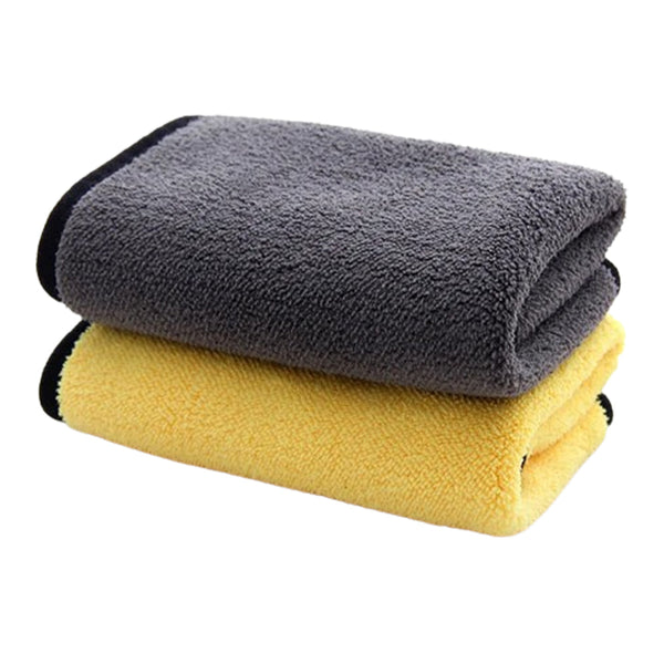 3/5/10Pcs Ultra Soft Dual Layer Microfiber Towels For Car Washing And Household Cleaning Towels & Cloths