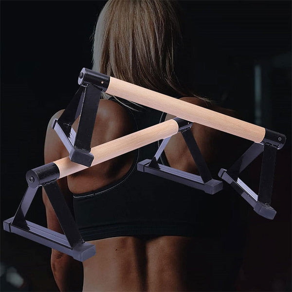 1 Pair Anti Slip Push Up Handstand Bars For Calisthenics And Fitness Push Up Stands