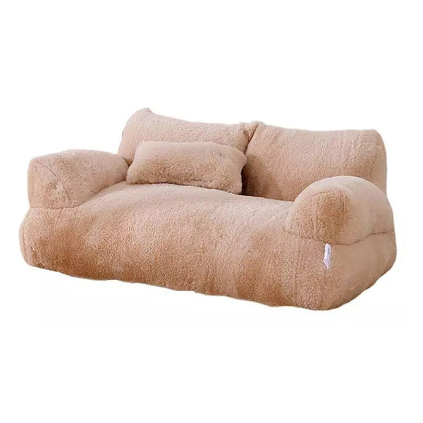 Luxurious Plush Sofa Bed For Cats And Small Dogs Pet Beds