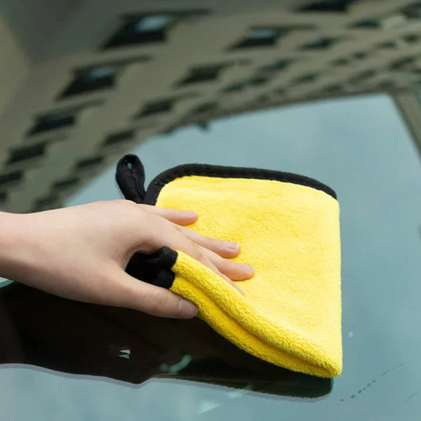 3/5/10Pcs Ultra Soft Dual Layer Microfiber Towels For Car Washing And Household Cleaning Towels & Cloths