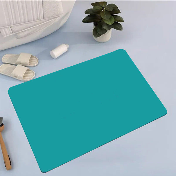 Super Absorbent And Anti Skid Bathroom Mat Bath Mats Rugs & Toilet Covers