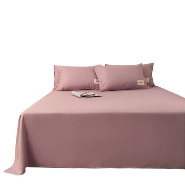 Soft Solid Color Bed Sheet For Double Sheets
