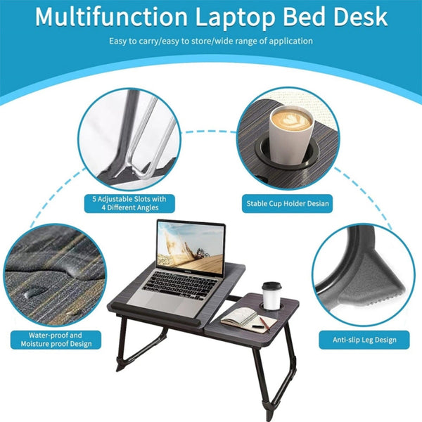 Comfeya Laptop Desk For Bed Or Couch Ergonomic With Cup Holder Other Laptop & Desktop Accs