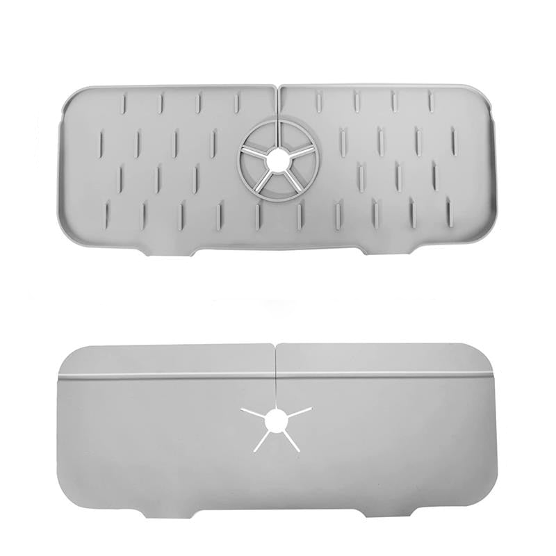 Silicone Faucet Handle Drip Catcher Tray Mat Dish Soap Sponge Holder Other Kitchen Gadgets