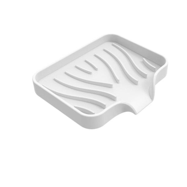 Free Punch Silicone Drain Soap Box Anti Slip Sink Tray Racks & Holders