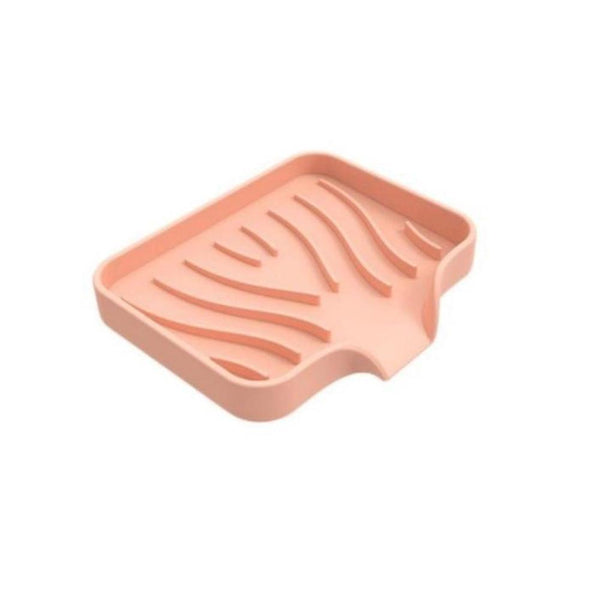 Free Punch Silicone Drain Soap Box Anti Slip Sink Tray Racks & Holders
