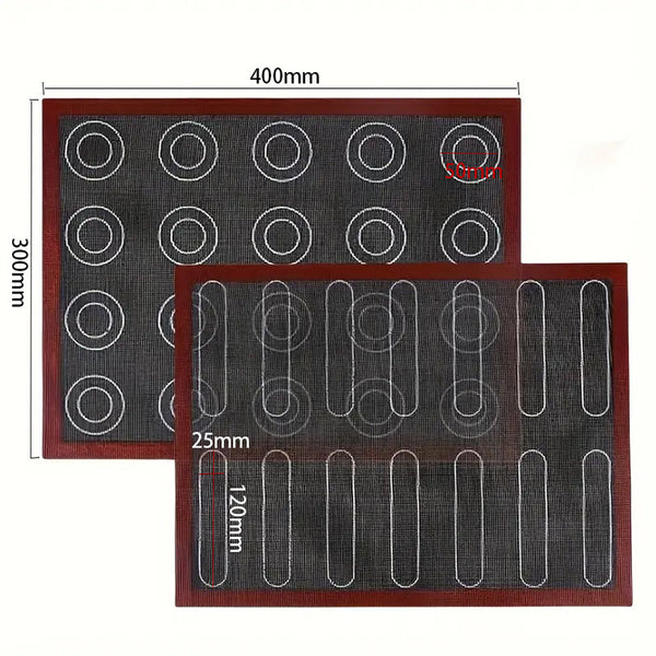 Dual Sided Non Stick Silicone Baking Mat 30X40cm Other Baking Accessories