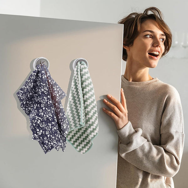 3Pcs Non Punching Dishwashing Cloth Storage Clip Sink Organisers