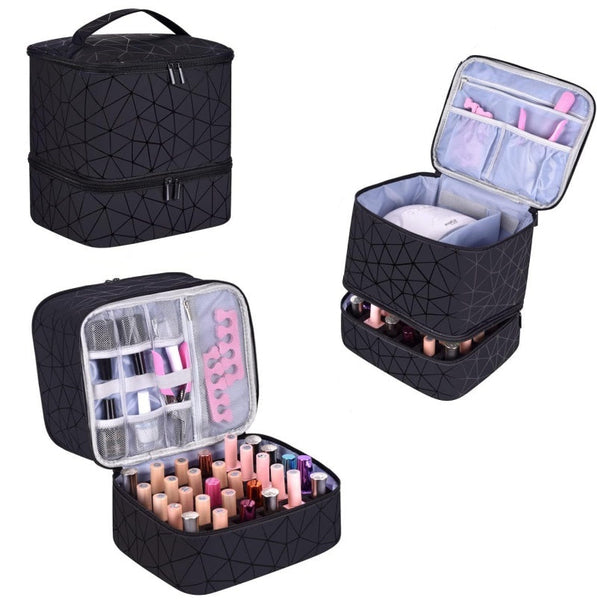 30 Bottles Nail Polish Storage Bag Storage Bags