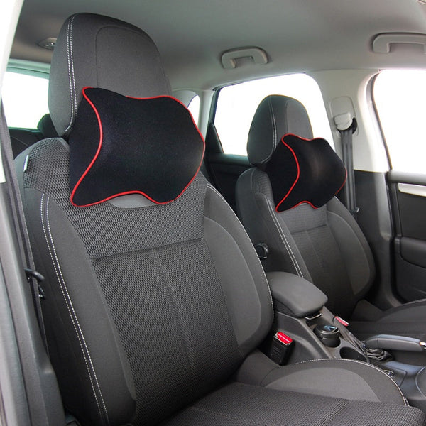 Car Headrest Neck Pillow Memory Foam Breathable Support Rest Protector Baby Travel Pillows