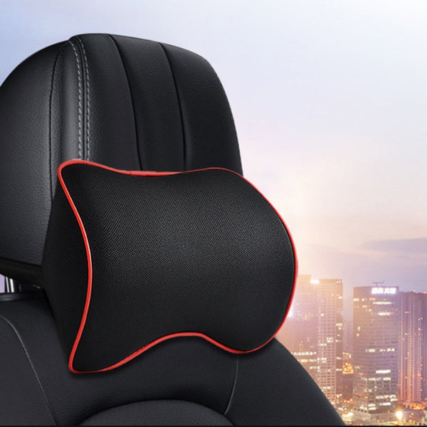 Car Headrest Neck Pillow Memory Foam Breathable Support Rest Protector Baby Travel Pillows