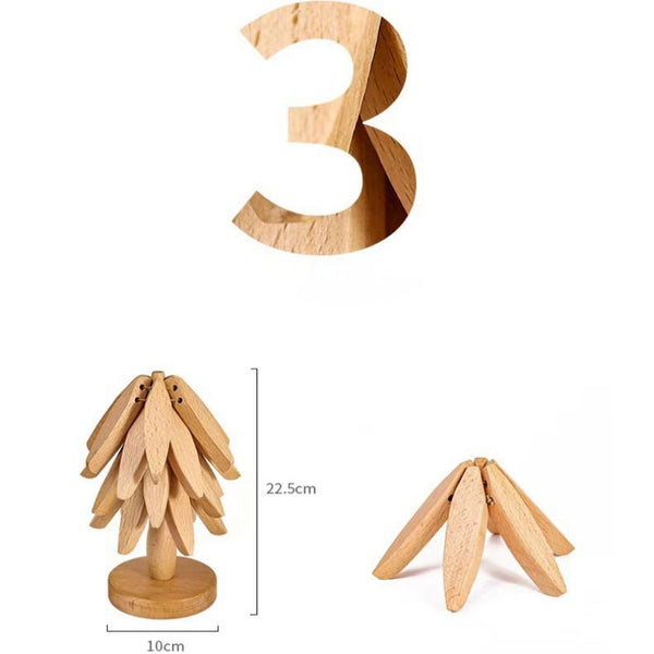 Tree Design Stand Anti Scald Heat Resistant Placemats