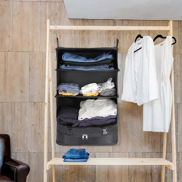 Hanging Packing Cubes Laundry Storage Compartment Storage Bags