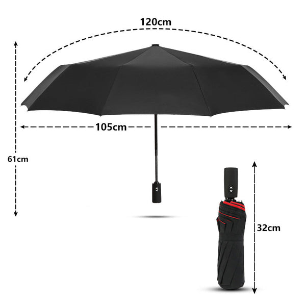 10Kg Windproof Double Layer Umbrella Umbrellas