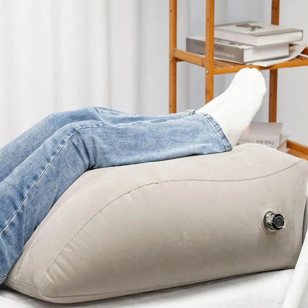 Inflatable Wedge Pillow Knee Cushion For Travel Pillows