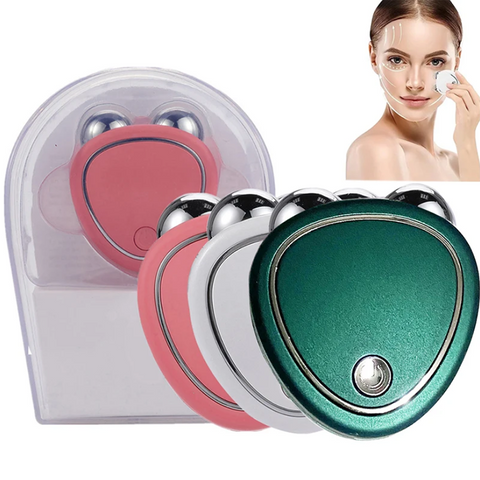 Ems Face Lifting Microcurrent Roller Skin Tightening Massager Massagers