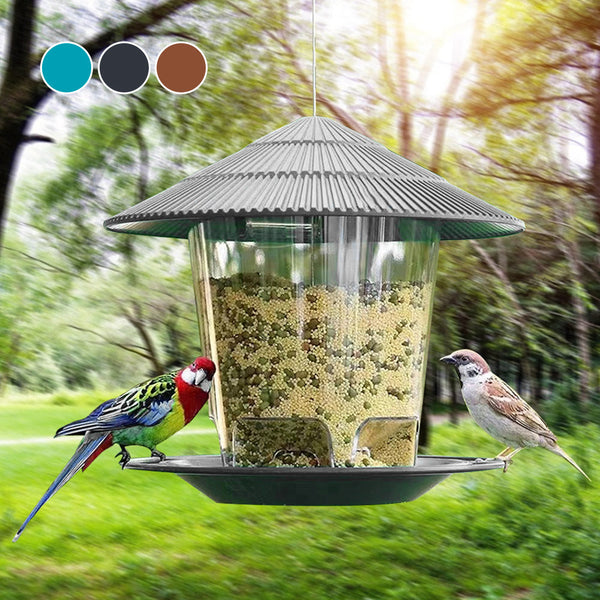 Automatic Foot Feeding Tool Outdoor Bird Feeder Feeders