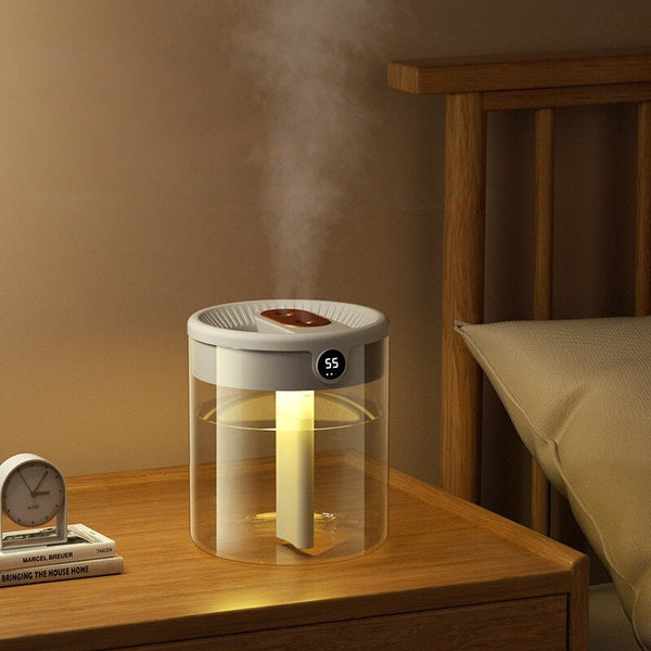 2L Large Capacity Digital Display Dual Spray Humidifier Humidifiers