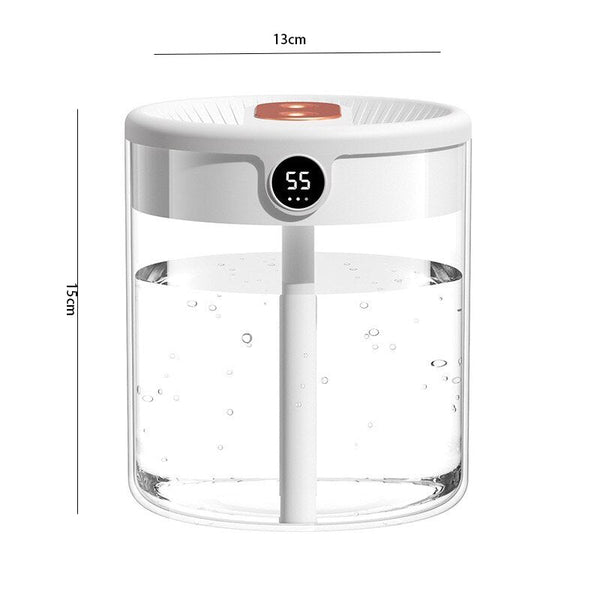 2L Large Capacity Digital Display Dual Spray Humidifier Humidifiers