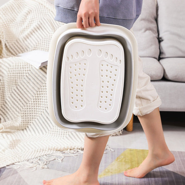 Foldable Footbath Massage Bucket For Household Other Bathroom Accessories