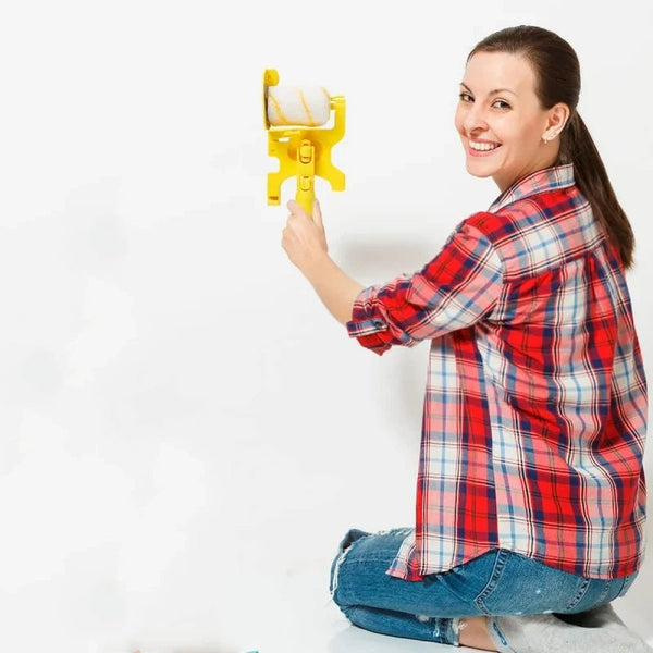 Multifunctional Clean Cut Edger Painting Rolling Brush For Wall Paint Rollers