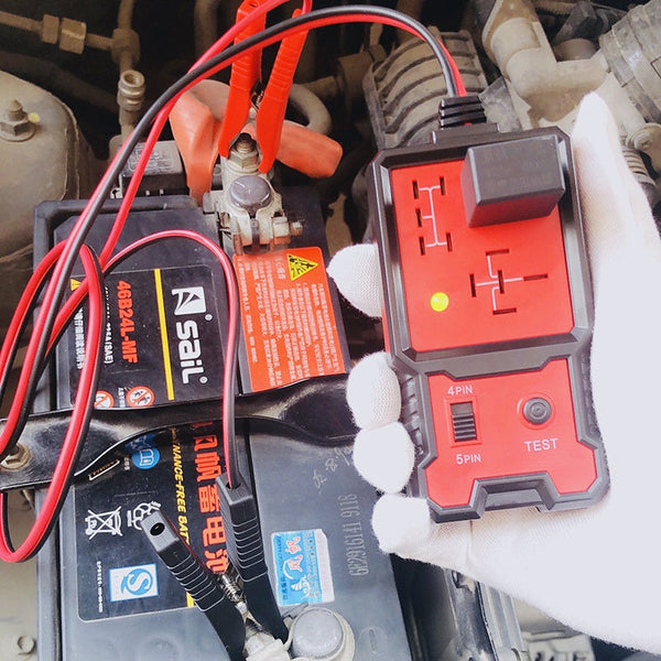 Universal 12V Electronic Automotive Relay Tester For Car Electrical Testers Test Leads