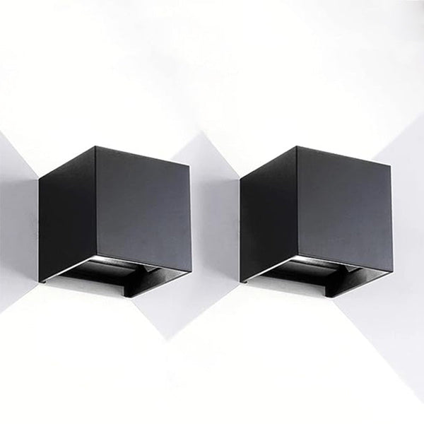 Led Wall Mounted Up And Down Porch Light Wall Fixtures