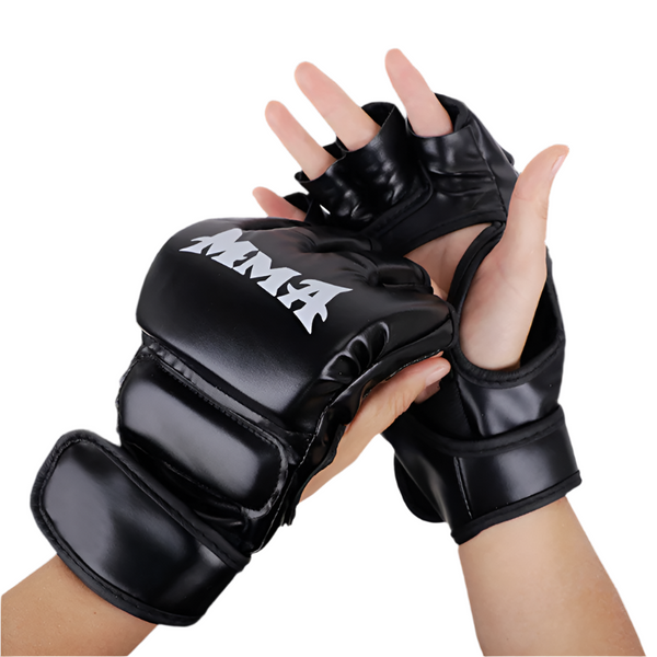 Half Finger Leather Cushion Boxing Training Gloves Gloves Boxing