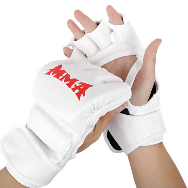 Half Finger Leather Cushion Boxing Training Gloves Gloves Boxing