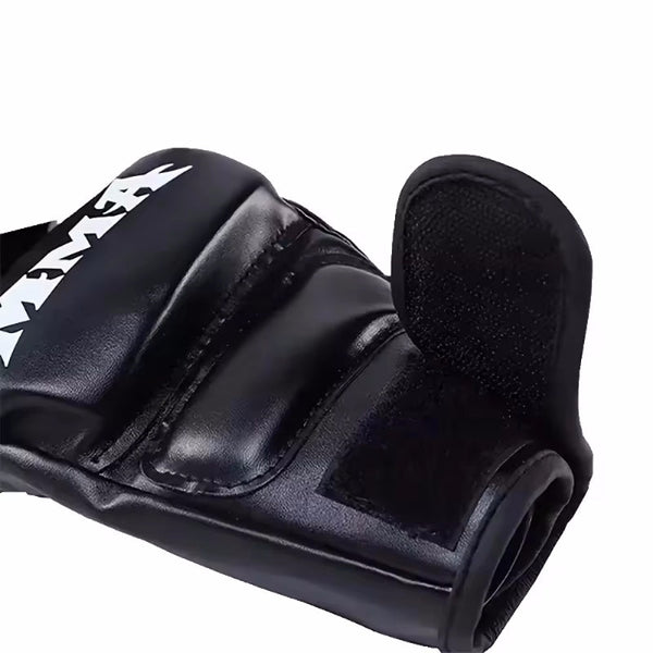 Half Finger Leather Cushion Boxing Training Gloves Gloves Boxing