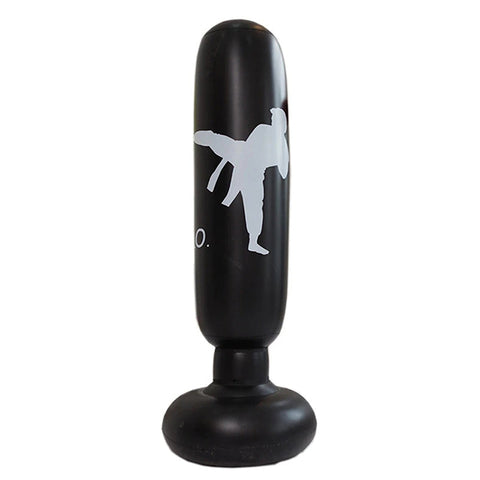 160Cm Inflatable Boxing Kicking Sandbag Pvc Tumbler Training Target Strike Pads & Mitts