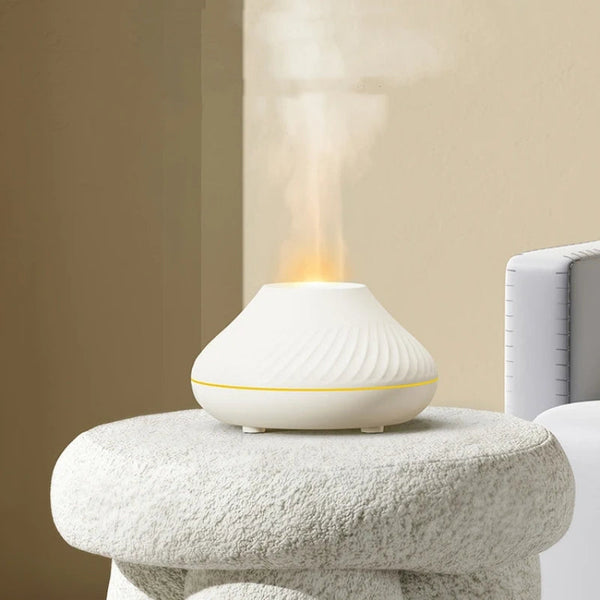Color Flame Volcanic Aroma Diffuser Essential Oil Lamp Diffusers