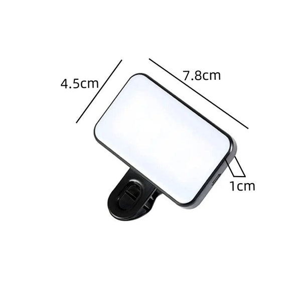 Rechargeable Brightness Clip On Mini Selfie Fill Light Selfie Lights