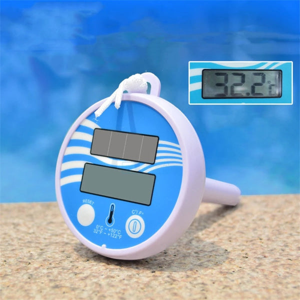 Solar Powered Floating Digital Pool Thermometer Pool Thermometers
