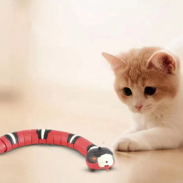 Smart Sensing Interactive Automatic Electronic Snake Cat Toys