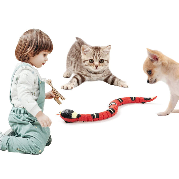 Smart Sensing Interactive Automatic Electronic Snake Cat Toys