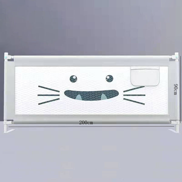 90Cm Height Bed Rail Bedrail Adjustable Folding Kids Safety Cot Guard Protecter Bed Guards