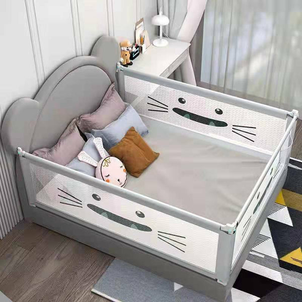 90Cm Height Bed Rail Bedrail Adjustable Folding Kids Safety Cot Guard Protecter Bed Guards