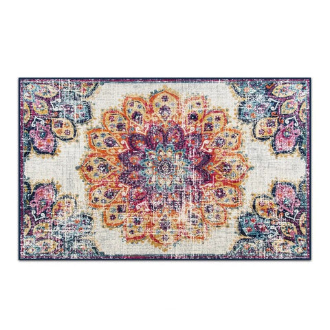 40*60Cm Light Luxury Retro Entry Door Carpet Crystal Velvet Floor Mat Door Mats & Floor Mats