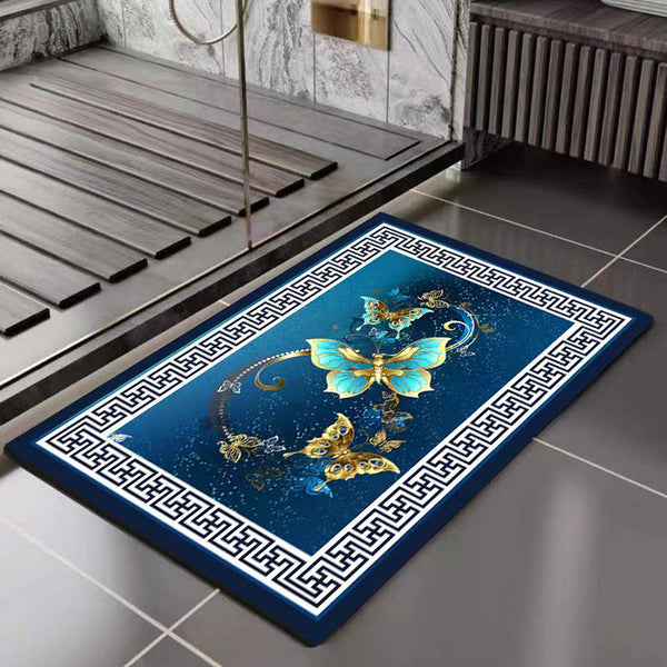 40*60Cm Modern New Chinese Carpet Crystal Velvet Living Room Blanket Rugs