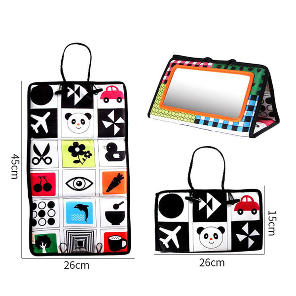 Montessori Development Crawl Mat High Contrast Activity Sensory Toy Playmats & Jigsaw Mats