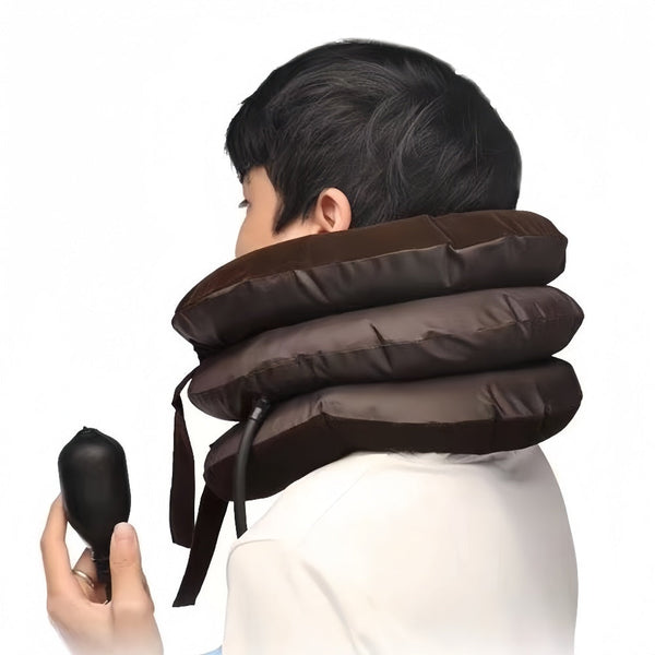 3 Layers Neck Corrector Air Inflatable Cervical Vertebra Traction Soft Brace Pillow Orthotics Braces & Sleeves