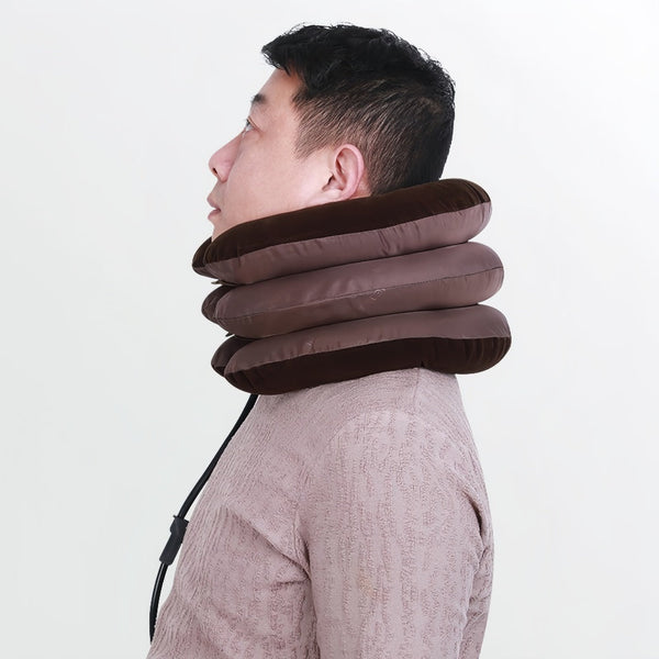 3 Layers Neck Corrector Air Inflatable Cervical Vertebra Traction Soft Brace Pillow Orthotics Braces & Sleeves