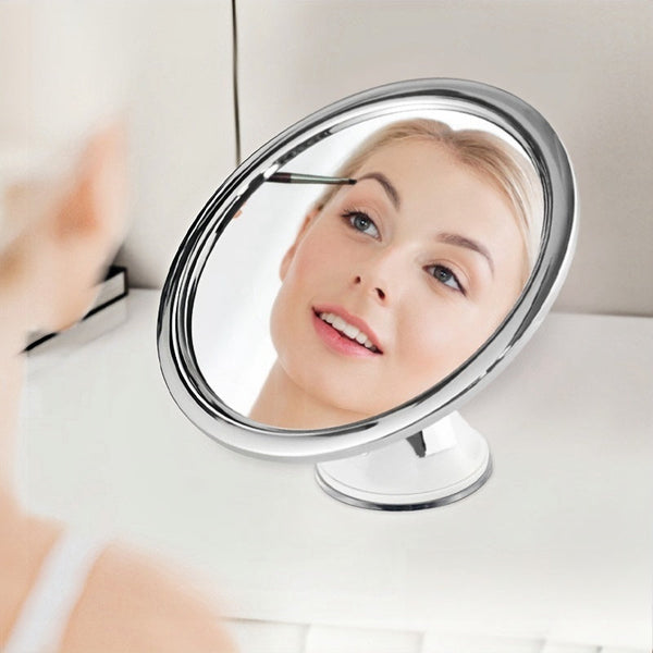 360 Rotating Shower Round Fogless Makeup Mirror With Suction Cup Mirrors